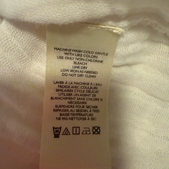 We The Free White Blouse Medium - Picture 4 of 8